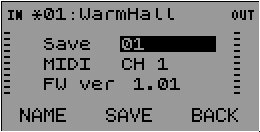 REDOX System Screen